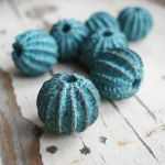 Metal beads by finish